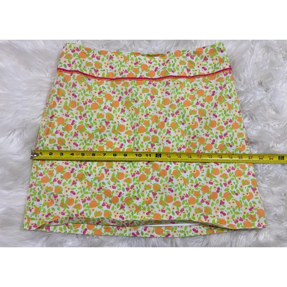 Lilly Pulitzer Sidra Skirt Fruit Prints Size 12 Lined - Picture 7 of 7